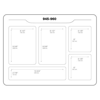 Nanuk Lid Organizer voor de Nanuk 945