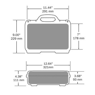 Nanuk 909 Lichtbruin Leeg