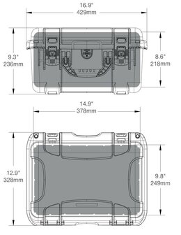 Nanuk 918 Graphite Leeg