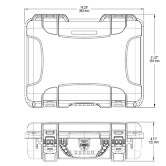 Nanuk 910 Graphite DJI Mavic Air