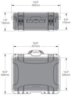 Nanuk 930 Zwart Leeg