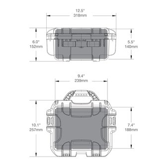 Nanuk 905 Graphite Leeg