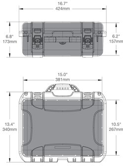 Nanuk 920 Rood voor Sony A7R, A7S en A9