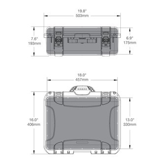 Nanuk 930 Zwart met Vakverdelers