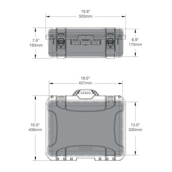 Nanuk 930 Olive met Vakverdelers