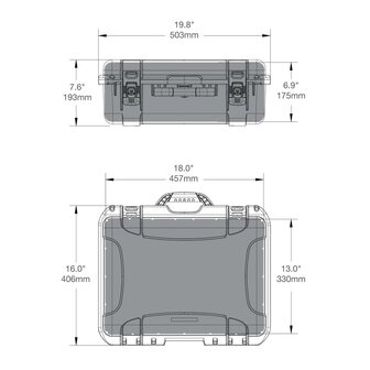 Nanuk 930 Olive met Vakverdelers