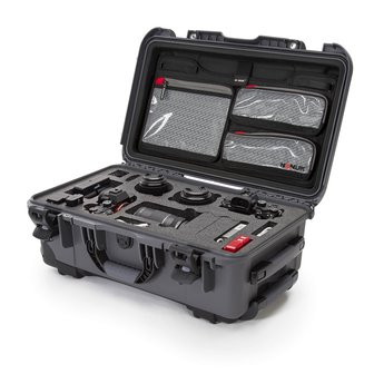 Nanuk 935 Graphite DSLR met Lid Organizer