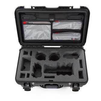 Nanuk 935 Zwart voor Sony A7R, A7S en A9 met Lid Organizer