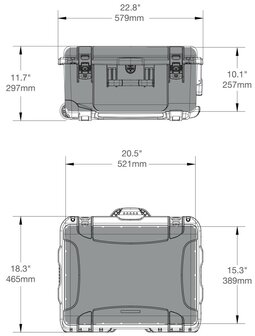 Nanuk 950 Oranje DJI Phantom 4