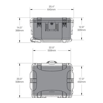 Nanuk 960 Geel Leeg