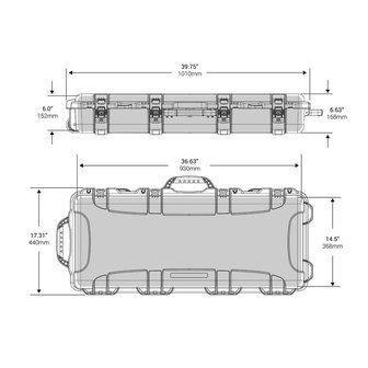 Nanuk 985 Zwart Leeg