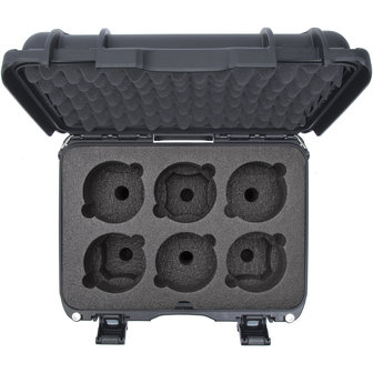 Nanuk 918 Graphite voor 6 Lenzen