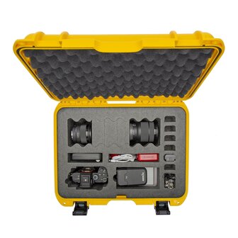 Nanuk 925 Geel DSLR met Foam