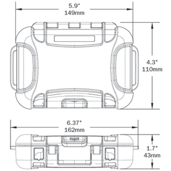 Nanuk Nano 310 Rood