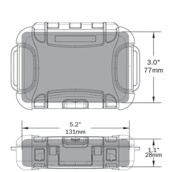 Nanuk Nano 310 Rood