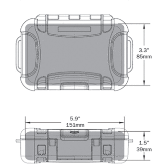 Nanuk Nano 320 Doorzichtig