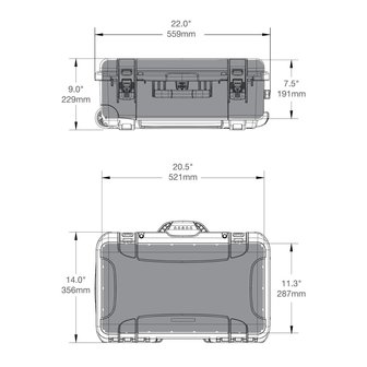 Nanuk 935 Olive met Vakverdelers