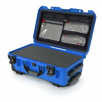 Nanuk 935 Blauw met Plukschuim en Lid Organizer