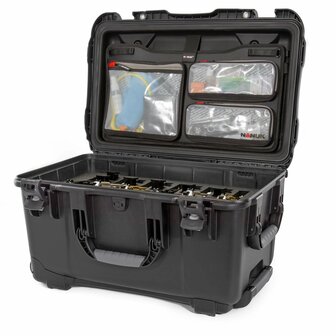 Nanuk 938 Zwart 6 Up Pistool koffer met Lid Organizer 