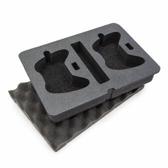 Nanuk Foam insert voor Nanuk 910 voor 2 Xbox Controllers