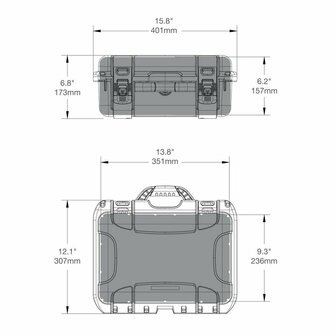 Nanuk 915 R met Plukschuim