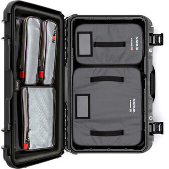 Nanuk 935 Zwart Pro Photo Kit met N-Cubik 13S en 13M