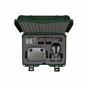 Nanuk 915 Olive Drones Koffer voor DJI Mini 5 Pro Fly More, Waterdicht IP67, Lichtgewicht NK-7 Hars