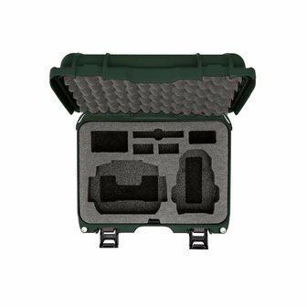 Nanuk 915 Olive Drones Koffer voor DJI Mini 5 Pro Fly More, Waterdicht IP67, Lichtgewicht NK-7 Hars