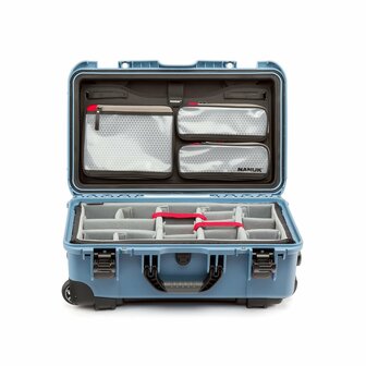 Nanuk 935 Pro Photo Kit Koffer Cyan 28.5 liter Lichtgewicht NK-7 hars Waterbestendig IP67