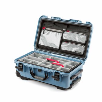 Nanuk 935 Pro Photo Kit Koffer Cyan 28.5 liter Lichtgewicht NK-7 hars Waterbestendig IP67