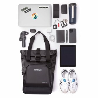 Nanuk N-EDC 20L Everyday Carry Tas Gerecyclede Polyester 19x40x45 cm Handbagage