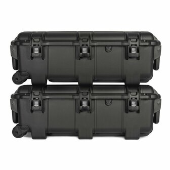 Nanuk 962 Beschermkoffer Zwart met Vakverdelers en Mesh Organizer