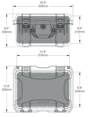 Nanuk 918 Graphite Leeg