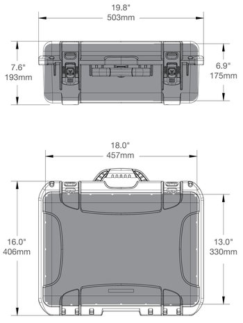 Nanuk 930 Zwart Leeg