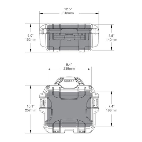 Nanuk 905 Blauw Leeg