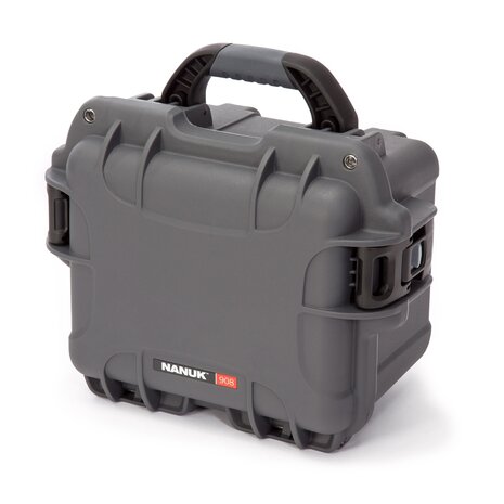 Nanuk 908 Graphite met Plukschuim