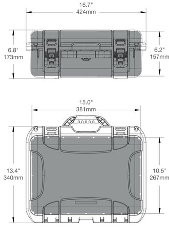 Nanuk 920 Geel met Plukschuim