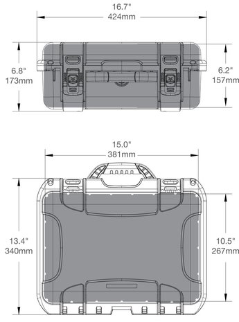 Nanuk 920 Blauw met Vakverdelers