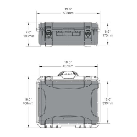 Nanuk 930 Olive met Vakverdelers