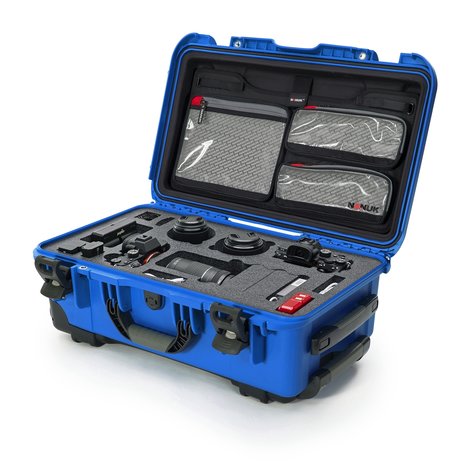 Nanuk 935 Blauw DSLR met Lid Organizer