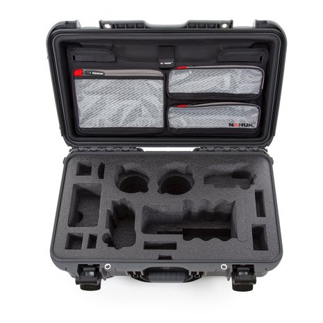 Nanuk 935 Graphite voor Sony A7R, A7S en A9 met Lid Organizer