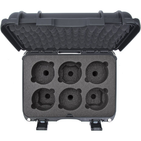 Nanuk 918 Graphite voor 6 Lenzen