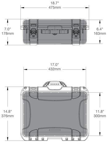 Nanuk 925 Oranje DSLR met Foam