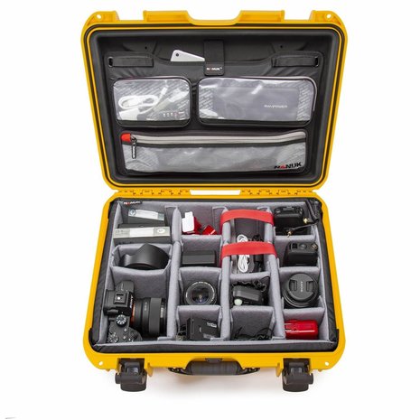 Nanuk 930 Geel Pro Photo Kit