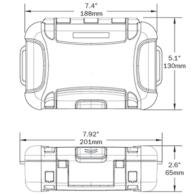 Nanuk Nano 330 Doorzichtig