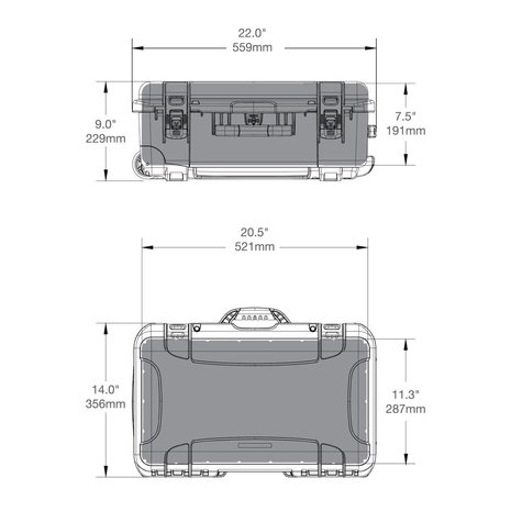 Nanuk 935 Olive met Vakverdelers