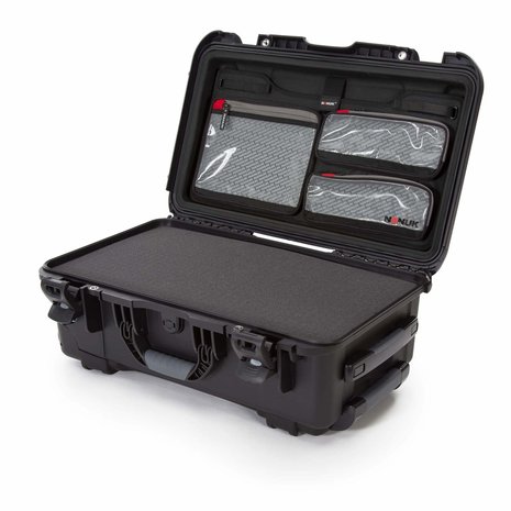 Nanuk 935 Zwart met Plukschuim en Lid Organizer