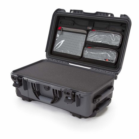 Nanuk 935 Graphite met Plukschuim en Lid Organizer