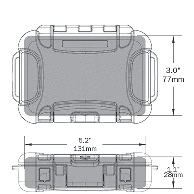 Nanuk Nano 310 Zwart Demo