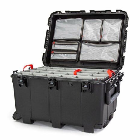 Nanuk 975 Zwart W Pro Photo Kit (met wielen)